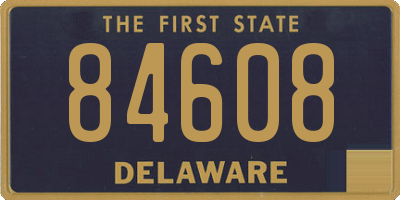 DE license plate 84608
