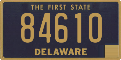 DE license plate 84610