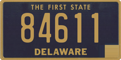 DE license plate 84611