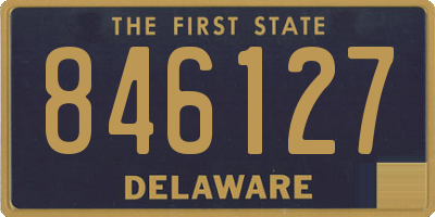 DE license plate 846127