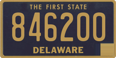 DE license plate 846200