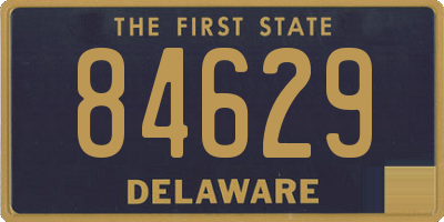 DE license plate 84629