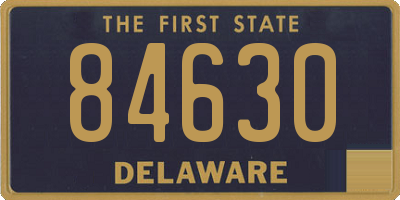 DE license plate 84630