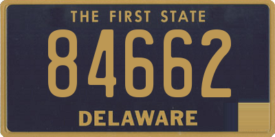 DE license plate 84662