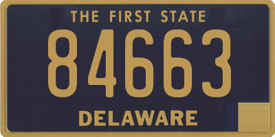 DE license plate 84663