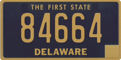 DE license plate 84664