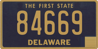 DE license plate 84669