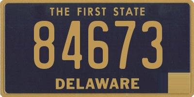 DE license plate 84673