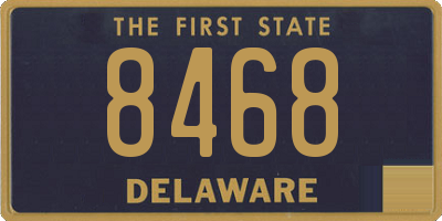 DE license plate 8468