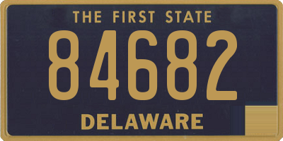 DE license plate 84682