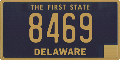 DE license plate 8469