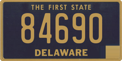 DE license plate 84690