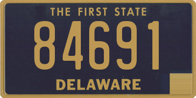 DE license plate 84691