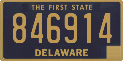 DE license plate 846914