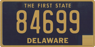 DE license plate 84699