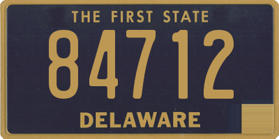 DE license plate 84712