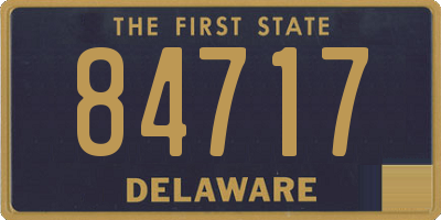 DE license plate 84717