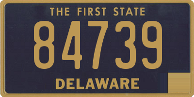 DE license plate 84739