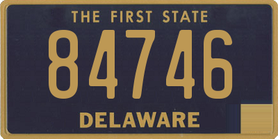 DE license plate 84746
