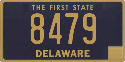 DE license plate 8479