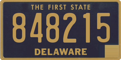 DE license plate 848215