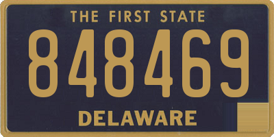 DE license plate 848469