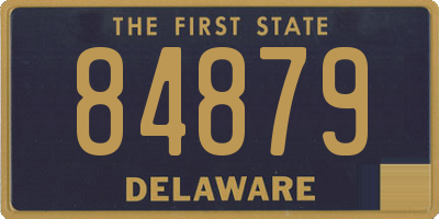 DE license plate 84879