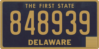 DE license plate 848939