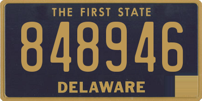 DE license plate 848946