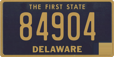 DE license plate 84904