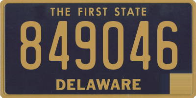 DE license plate 849046