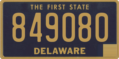 DE license plate 849080