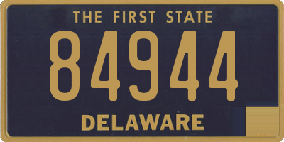 DE license plate 84944