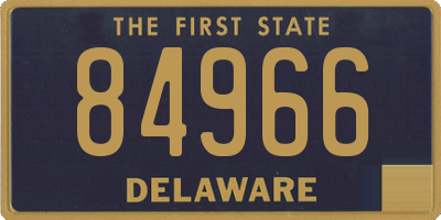DE license plate 84966