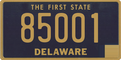 DE license plate 85001