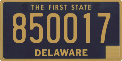 DE license plate 850017