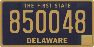 DE license plate 850048