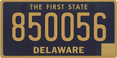 DE license plate 850056