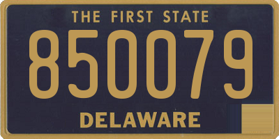 DE license plate 850079