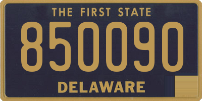 DE license plate 850090