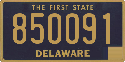 DE license plate 850091