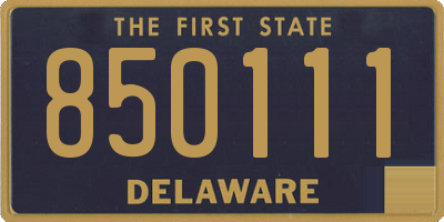 DE license plate 850111