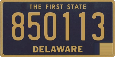 DE license plate 850113