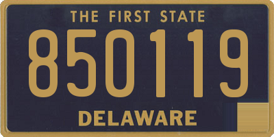 DE license plate 850119
