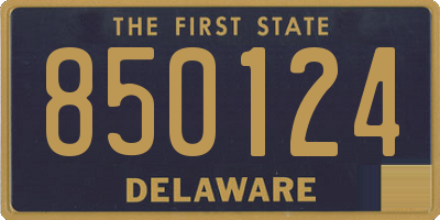 DE license plate 850124