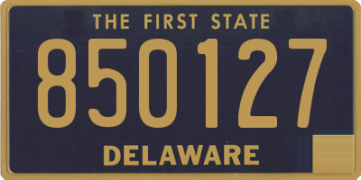DE license plate 850127