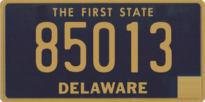DE license plate 85013