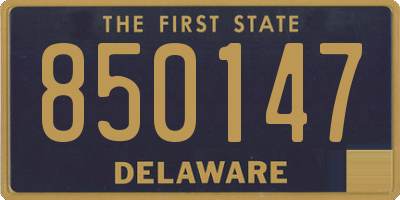 DE license plate 850147