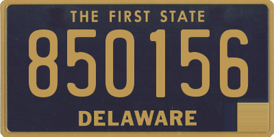 DE license plate 850156