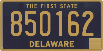 DE license plate 850162